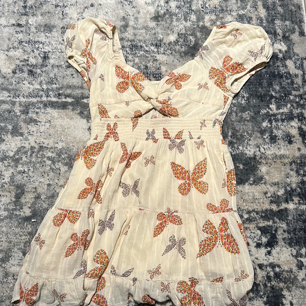 Shortsleeve Butterfly Skater Dress